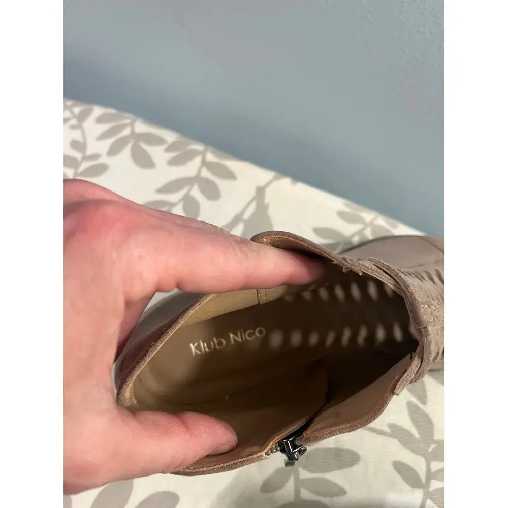 Klub Nico - anthropologie- suede booties - size 10 clean- boho chic